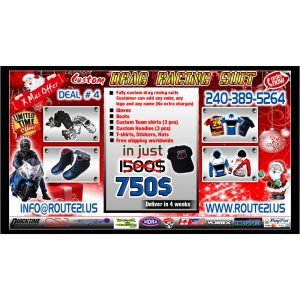 Deal 4 Custom Drag racing suit X Mas